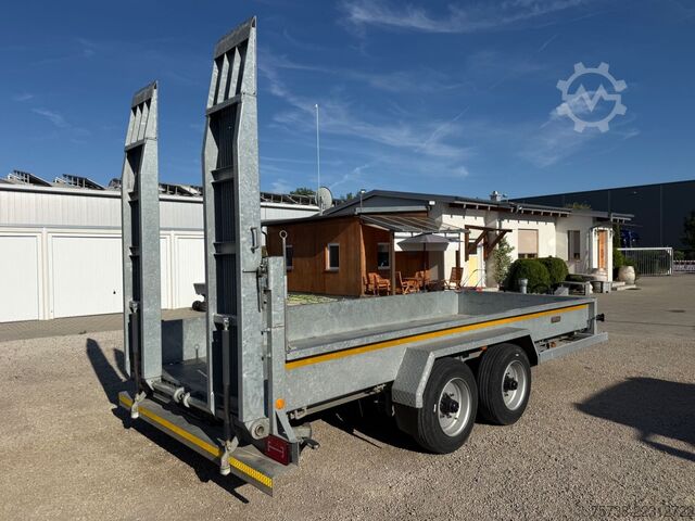 Low loader trailer Wörmann 88.50/200/Tieflader/Rampen/Tandem/verzinkt