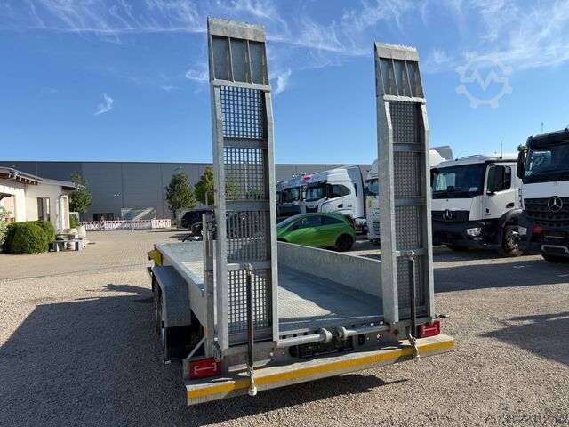 Low loader trailer Wörmann 88.50/200/Tieflader/Rampen/Tandem/verzinkt