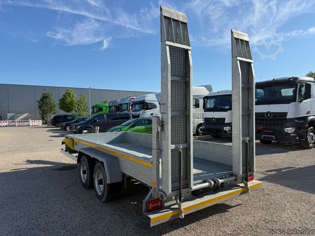 Low loader trailer Wörmann 88.50/200/Tieflader/Rampen/Tandem/verzinkt