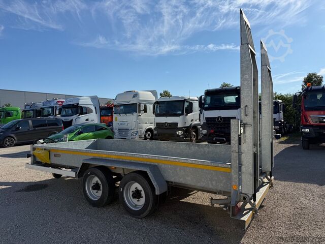 Low loader trailer Wörmann 88.50/200/Tieflader/Rampen/Tandem/verzinkt