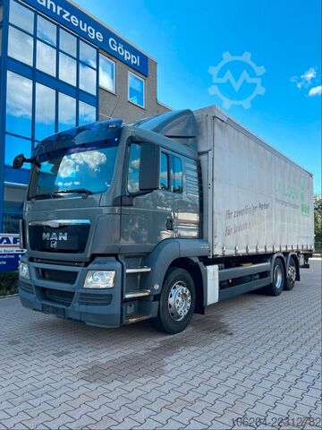 Truck chassis MAN TGS 26.400 6x2 Plane mit Hebebühne