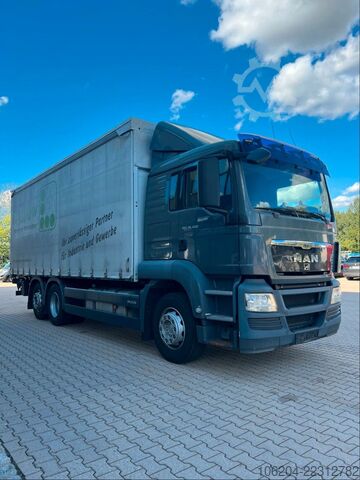 Truck chassis MAN TGS 26.400 6x2 Plane mit Hebebühne