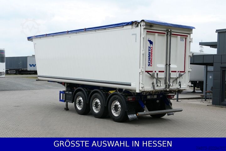 Tipper semitrailer SCHMITZ CARGOBULL Agrar 50m³ kurz+niedrig 5,7t Kombitür ¤689 mtl.