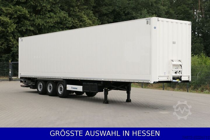 Box semitrailer KRONE Rolltor LBW Liftachse Schlüssellochwände ¤449.-m