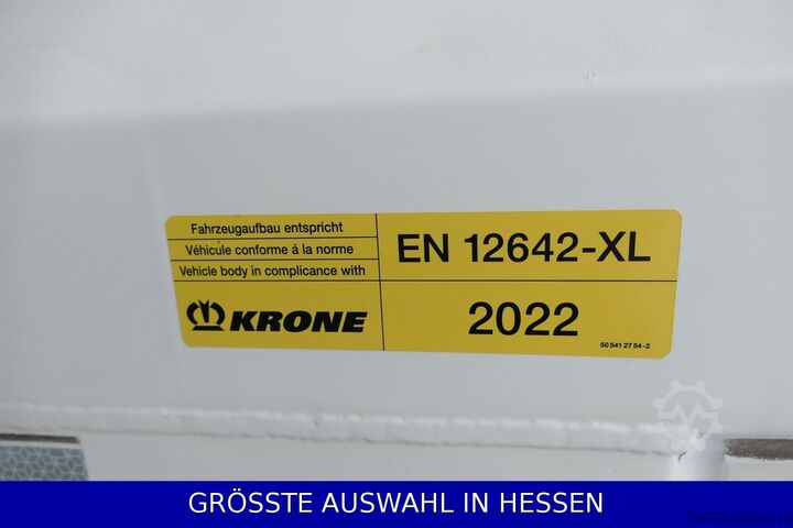Box semitrailer KRONE Rolltor LBW Liftachse Schlüssellochwände ¤449.-m