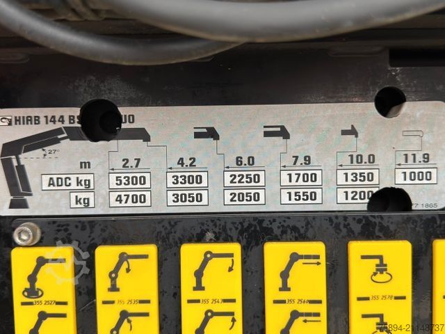 Autokran RENAULT C 430 *KIPPER 5,60m* HIAB 144 BS - 3 HIDUO* 6x4