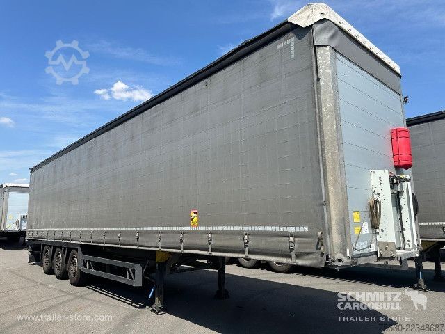 Auflieger mit Pritsche & Plane Schmitz Cargobull Semitrailer Curtainsider Coil