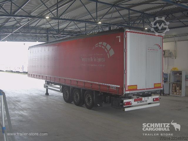 Auflieger mit Pritsche & Plane Schmitz Cargobull Curtainsider Standard