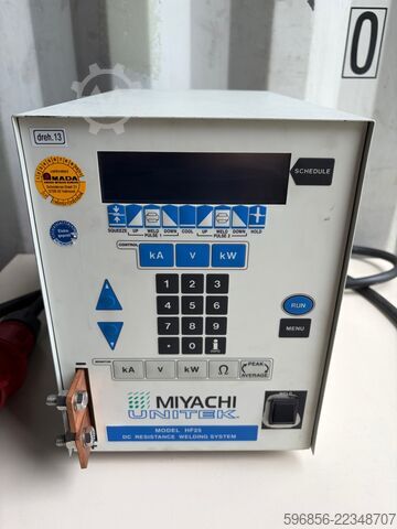 Miyachi Unitek HF25 – Controller for resistance welder DC 380–400 V Miyachi Unitek HF25 – Sterownik do zgrzewarki oporowej DC 380–400 V Miyachi Unitek HF25 – Sterownik do zgrzewarki oporowej DC 380–400 V