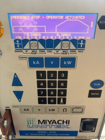 Miyachi Unitek HF25 – Controller for resistance welder DC 380–400 V Miyachi Unitek HF25 – Sterownik do zgrzewarki oporowej DC 380–400 V Miyachi Unitek HF25 – Sterownik do zgrzewarki oporowej DC 380–400 V