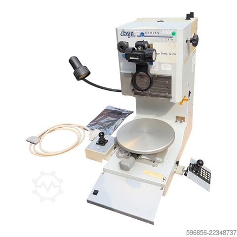 DAGE Series 4000 Bond Tester – Bond Pull / Die Shear – year 2010 DAGE Series 4000 Bond Tester – Bond Pull / Die Shear – rok 2010 DAGE Series 4000 Bond Tester – Bond Pull / Die Shear – rok 2010