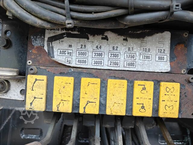 Hakenarmsystem MAN TGX 26.400 Container Hyvalift Crane HIAB 144