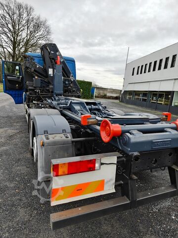 Hakenarmsystem MAN TGX 26.400 Container Hyvalift Crane HIAB 144