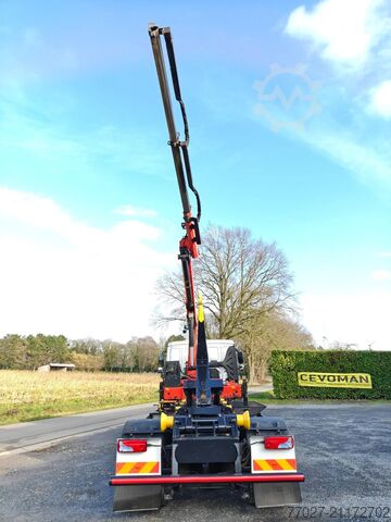 Hook arm system MAN TGM 18.290 Container JIMECA + Crane Palfinger P...