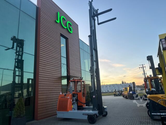 Vierwegestapler Hubtex DQ45/Only 3309 h/ Reach forks