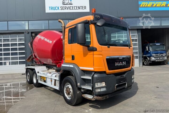 Betonmischer LKW MAN TGS 28.480 6x4-4 SWS SZM/Mischer/Haken
