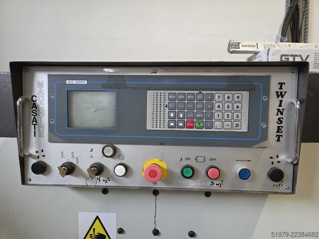 Double knife veneer guillotine CASATI Twinset 3100