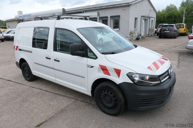 Panel van Volkswagen Caddy Maxi 2.0 TDI 4Motion 2-Sitzer Lang Klima Tempomat AHK Werkstatteinbauten COC
