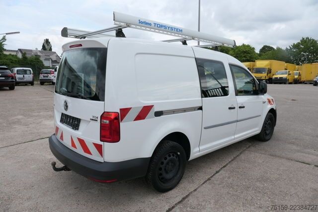 Panel van Volkswagen Caddy Maxi 2.0 TDI 4Motion 2-Sitzer Lang Klima Tempomat AHK Werkstatteinbauten COC