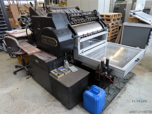 Letter Press Cylinder DIE Cutter Heidelberg SBB