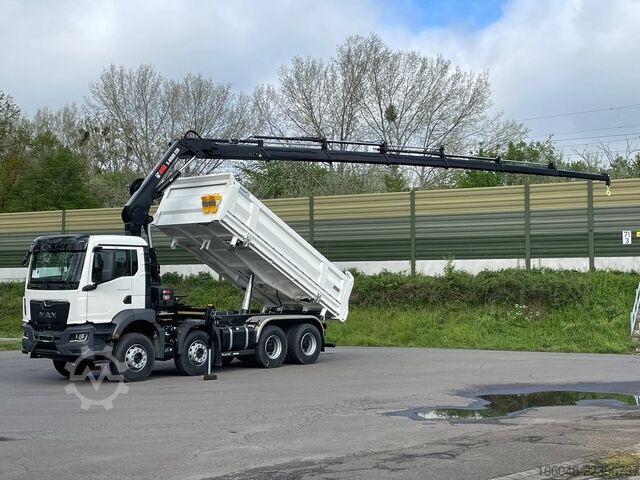 Crane truck MAN TGS 41.480 TGS 41.480 8x4/Euro6e Euromix Kipper...