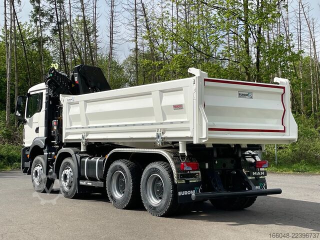 Crane truck MAN TGS 41.480 TGS 41.480 8x4/Euro6e Euromix Kipper...