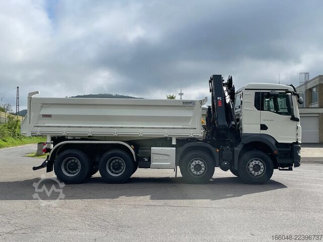 Crane truck MAN TGS 41.480 TGS 41.480 8x4/Euro6e Euromix Kipper...