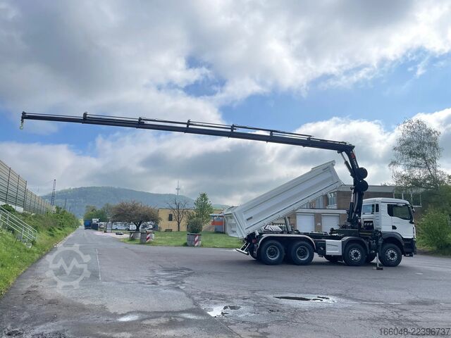 Crane truck MAN TGS 41.480 TGS 41.480 8x4/Euro6e Euromix Kipper...