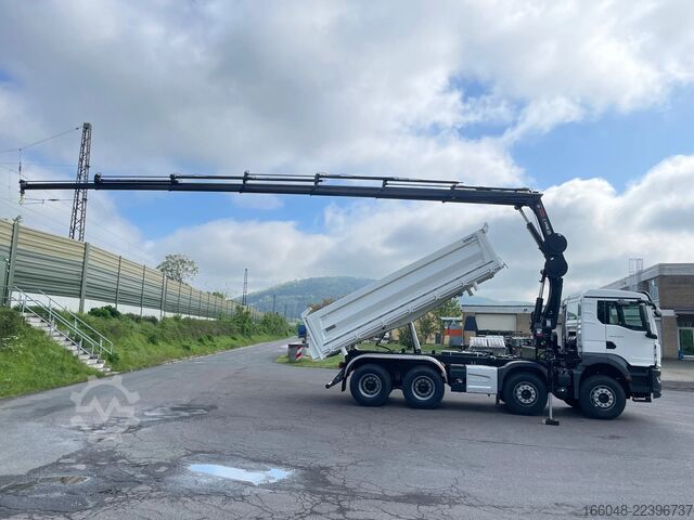 Crane truck MAN TGS 41.480 TGS 41.480 8x4/Euro6e Euromix Kipper...