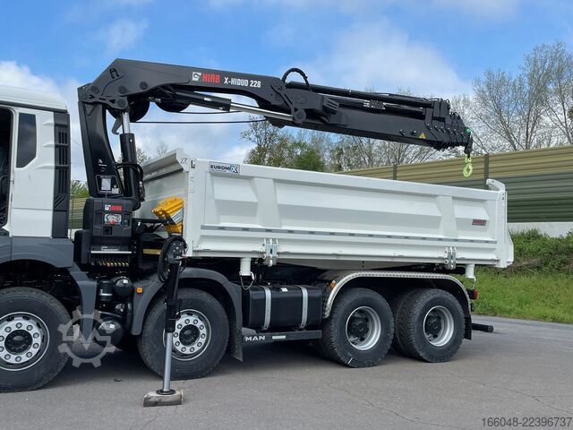 Crane truck MAN TGS 41.480 TGS 41.480 8x4/Euro6e Euromix Kipper...