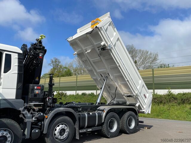 Crane truck MAN TGS 41.480 TGS 41.480 8x4/Euro6e Euromix Kipper...