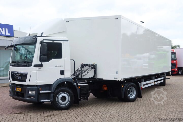 Standard tractor MAN TGM 15.290 Trekker + Heiwo city trailer geisole...