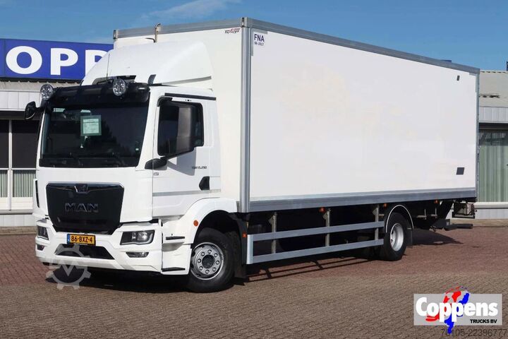 Box body MAN TGM 15.290 Bak + klep Full air suspension Euro ...