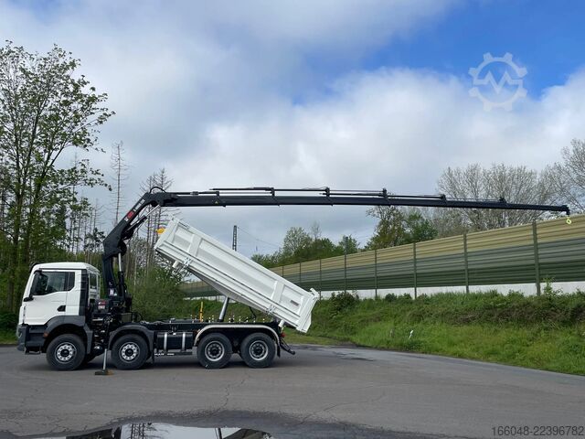 Tipper with crane MAN TGS 41.480 TGS 41.480 8x4/Euro6e Euromix Kipper...