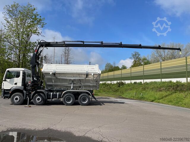 Tipper with crane MAN TGS 41.480 TGS 41.480 8x4/Euro6e Euromix Kipper...