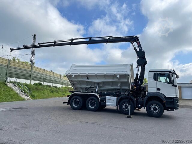 Tipper with crane MAN TGS 41.480 TGS 41.480 8x4/Euro6e Euromix Kipper...
