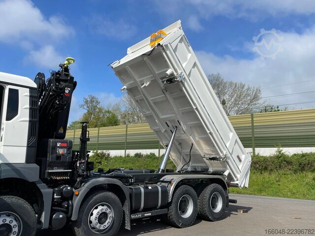 Tipper with crane MAN TGS 41.480 TGS 41.480 8x4/Euro6e Euromix Kipper...