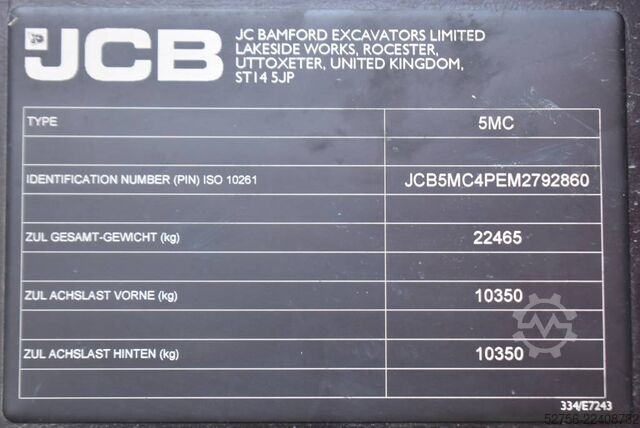 Teleskoplader JCB 555P260R