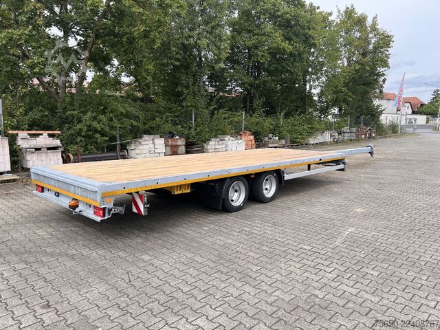 Open trailer Möslein THT 11 G Ausziehbar  11,9 t Tandemanhänger- Tieflader, ausziehbar