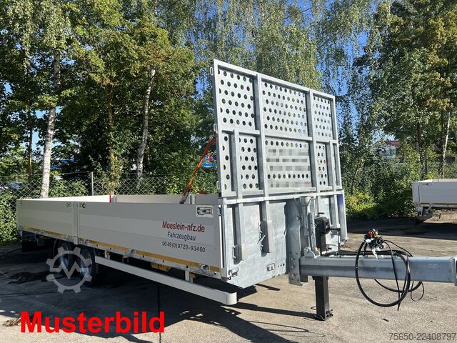 Open trailer Möslein THT 14,4 G 6,2  14,4 t GG Tandem- Pritschenanhänger- Tieflader