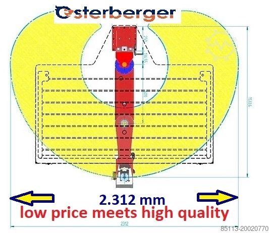 Radial arm drilling and threading machine OSTERBERGER RB+G1300K