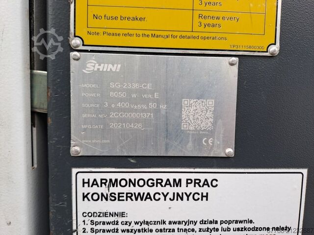 Granulatormühle für Kunststoffe SHINI SG-2336