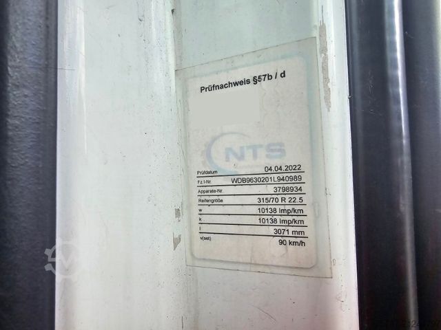 Wechselfahrgestell LKW MERCEDES-BENZ 2545 BDF Twistlook, Klima, Euro 6, 2 x AHK