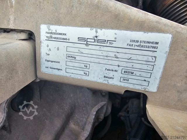 Wechselfahrgestell LKW MERCEDES-BENZ 2545 BDF Twistlook, Klima, Euro 6, 2 x AHK