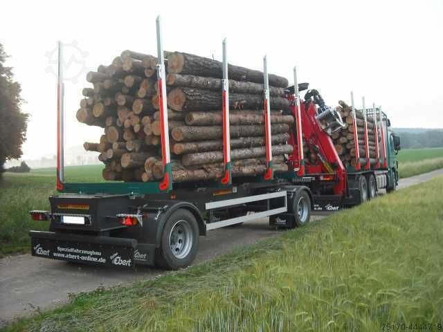 Log trailer  Ebert KHA 18 Kurzholz-Anhänger NEU