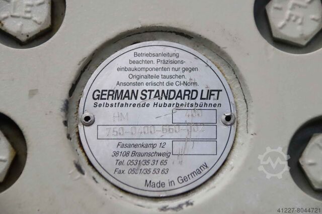 Travel drive axles of the aerial work platform GSL KM 400 HM 400
