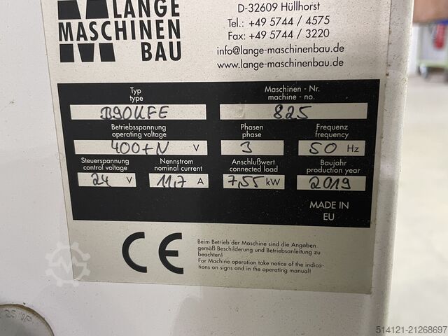 Lange B90KFE Kantenanleimmaschine Lange B90KFE