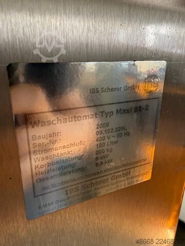 Parts washing machine IBS Scherer Maxi 91-2