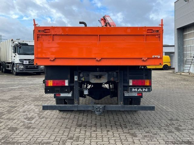 LKW mit Pritsche (offen) MAN L2000 14.224 LAK 4x4 Pritsche Kran Atlaskran+Fun
