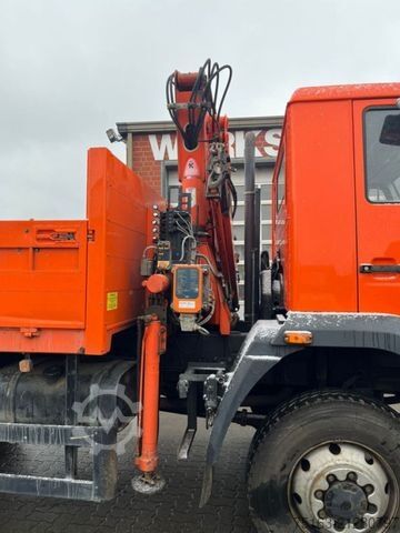 LKW mit Pritsche (offen) MAN L2000 14.224 LAK 4x4 Pritsche Kran Atlaskran+Fun